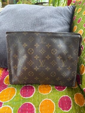 LOUIS VUITTON Monogram Canvas Toiletry Bag Vintage
